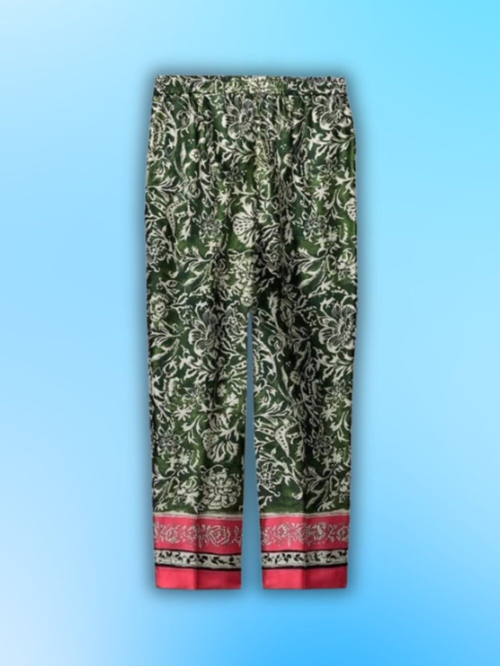 [ZARA] Printed Ankle-Grazer Pants